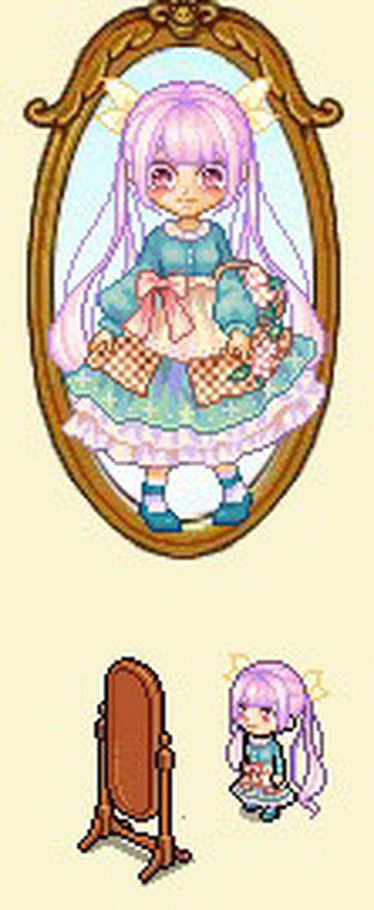 皮卡堂女装搭配29 发型  幻紫心芯女发   眼瞳  魅瞳  服装  木槿初晴