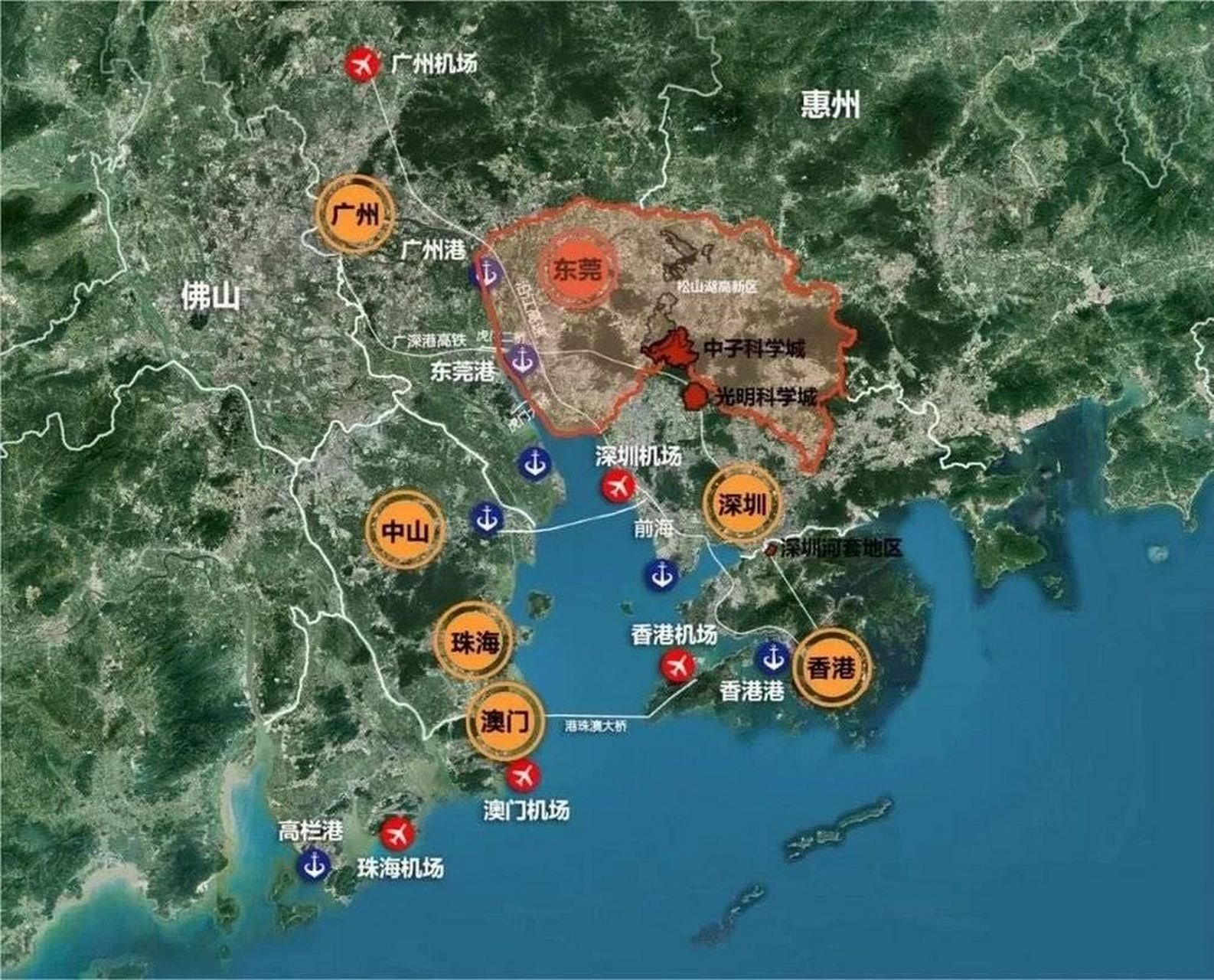 東莞中子科學城到深圳光明科學城以後會合並嗎?