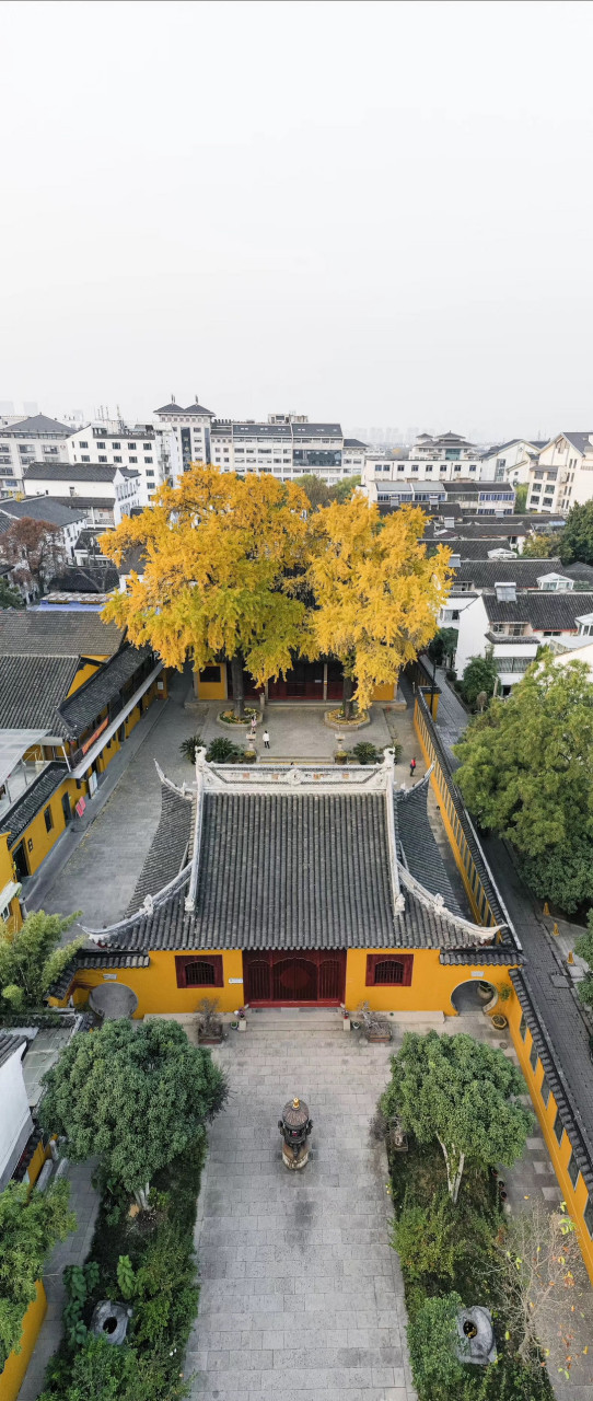 苏州定慧寺 轴对称设计,一砖一瓦,一草一木,尽显多姿.