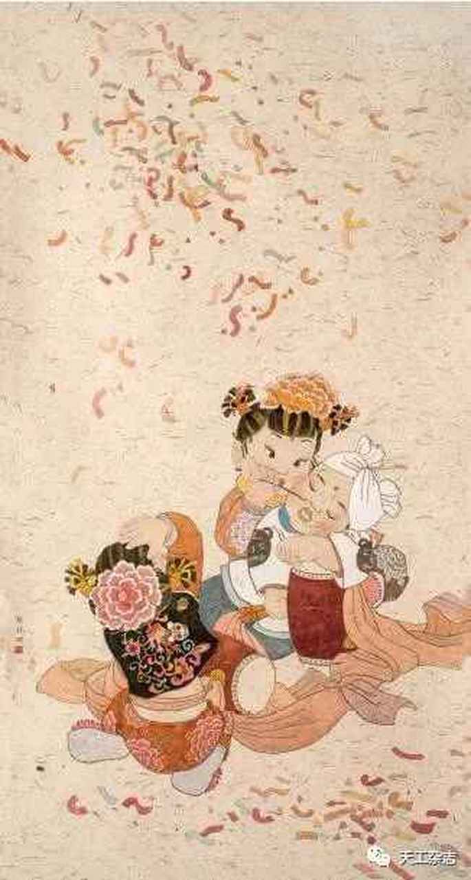 杨妮娜,中国美术家协会会员,国家一级美术师,中国工笔画学会会员,陕西