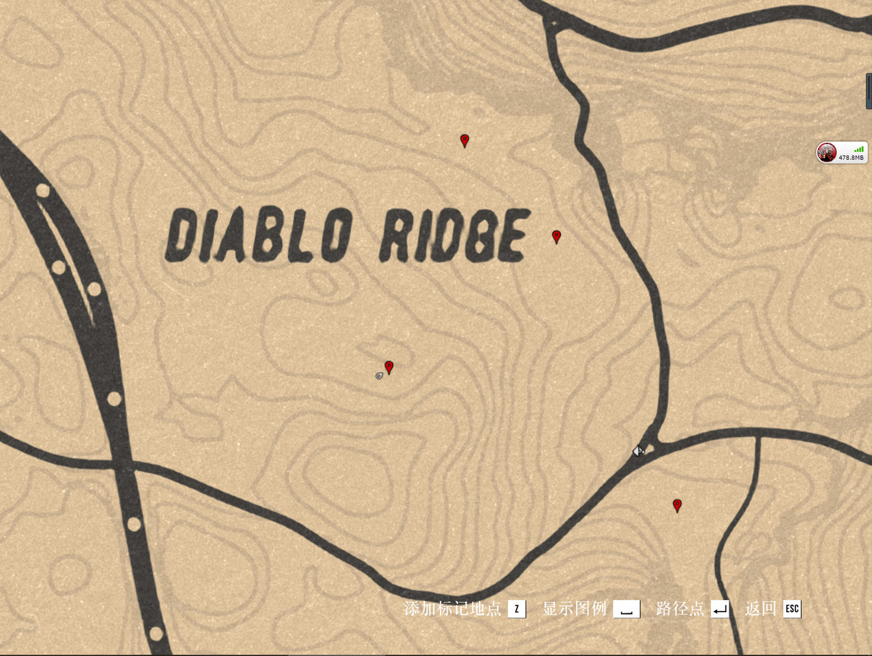 荒野大镖客线上恶魔岭藏宝图全