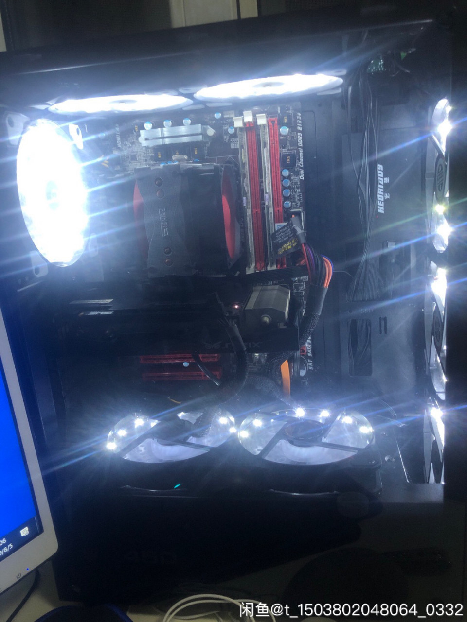 配置如下  cpu:i5 2550k  四核四线程4.