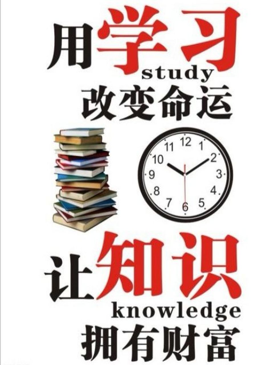富脑袋才能人富口袋 用学习改变命运,让知识拥有财富