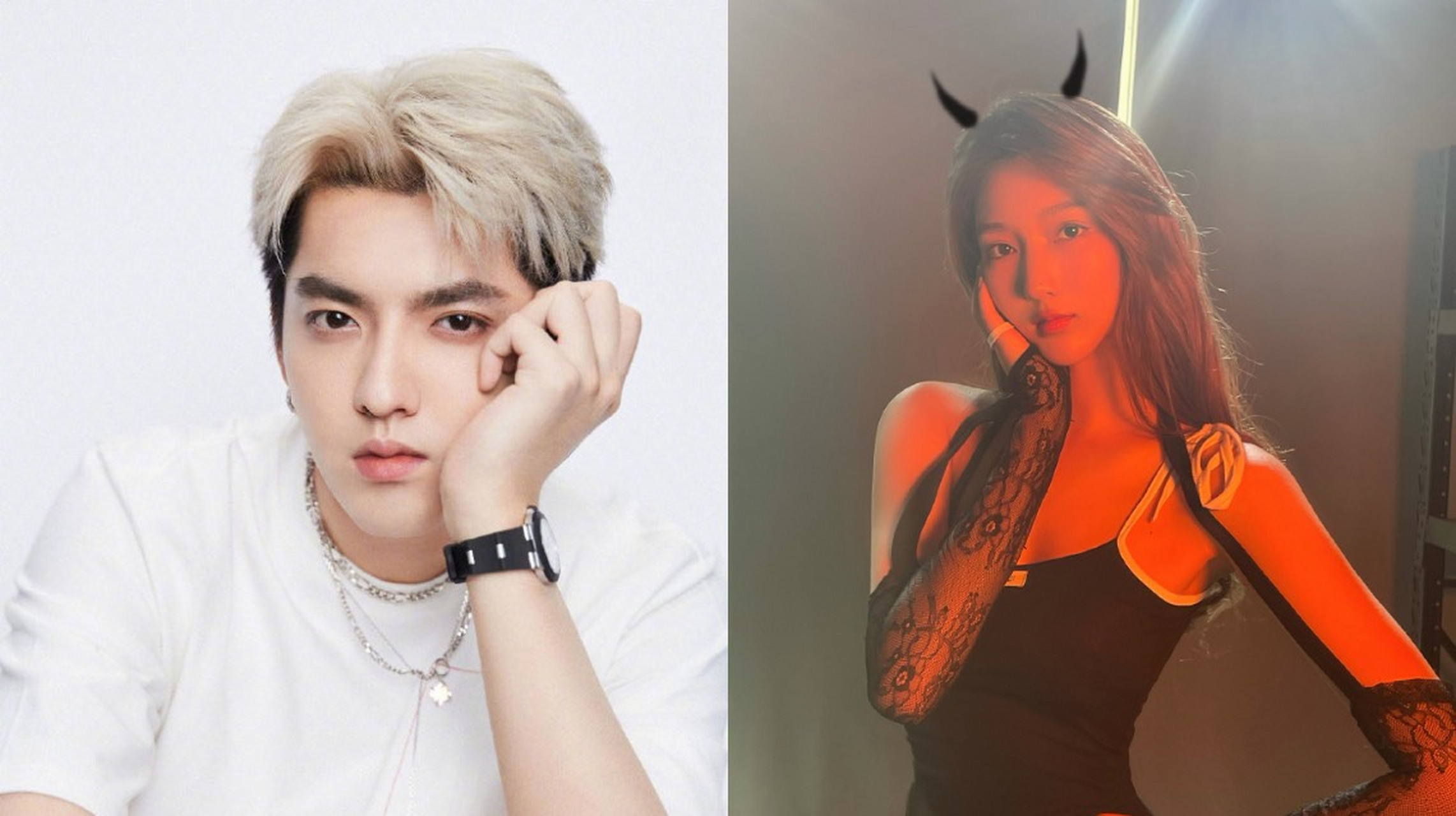 吴亦凡疑似新恋情曝光,绯闻女友都美竹抑郁卖惨?