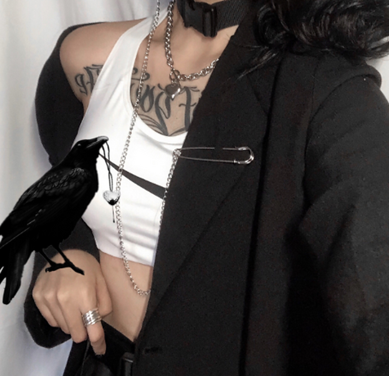 暗黑妆容|暗黑系哥特少女性冷淡厌世妆 平时很喜欢画暗黑风格的妆容