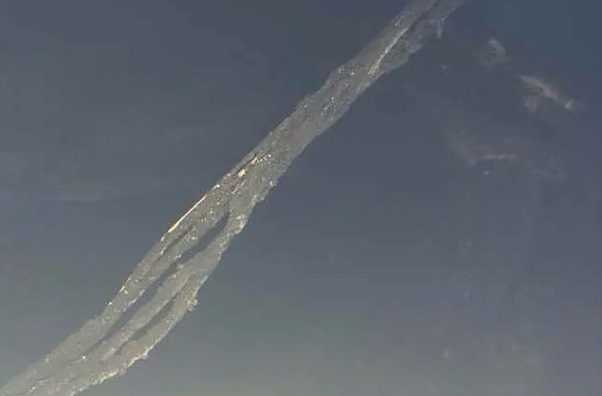 浙江不明飞行物快速坠落