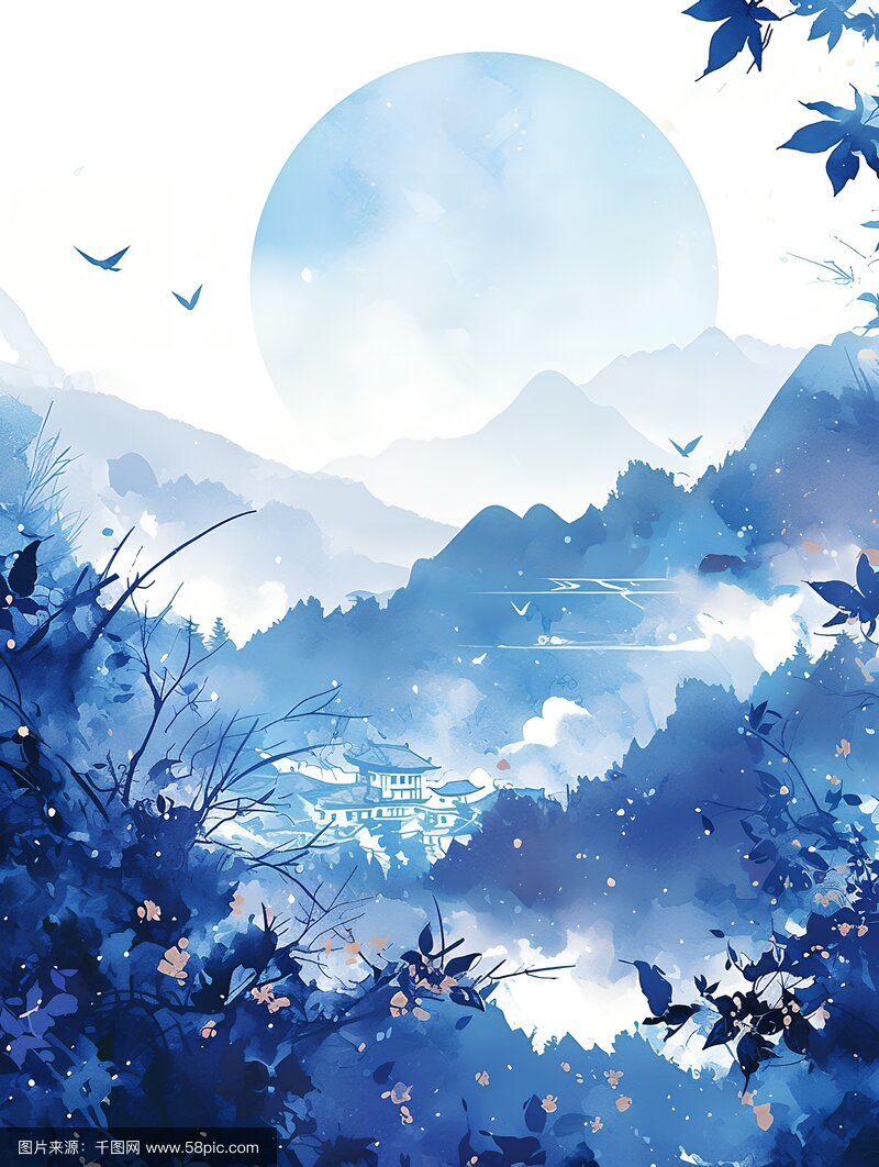 你喜欢蓝色的古风,还是蓝色的可爱?