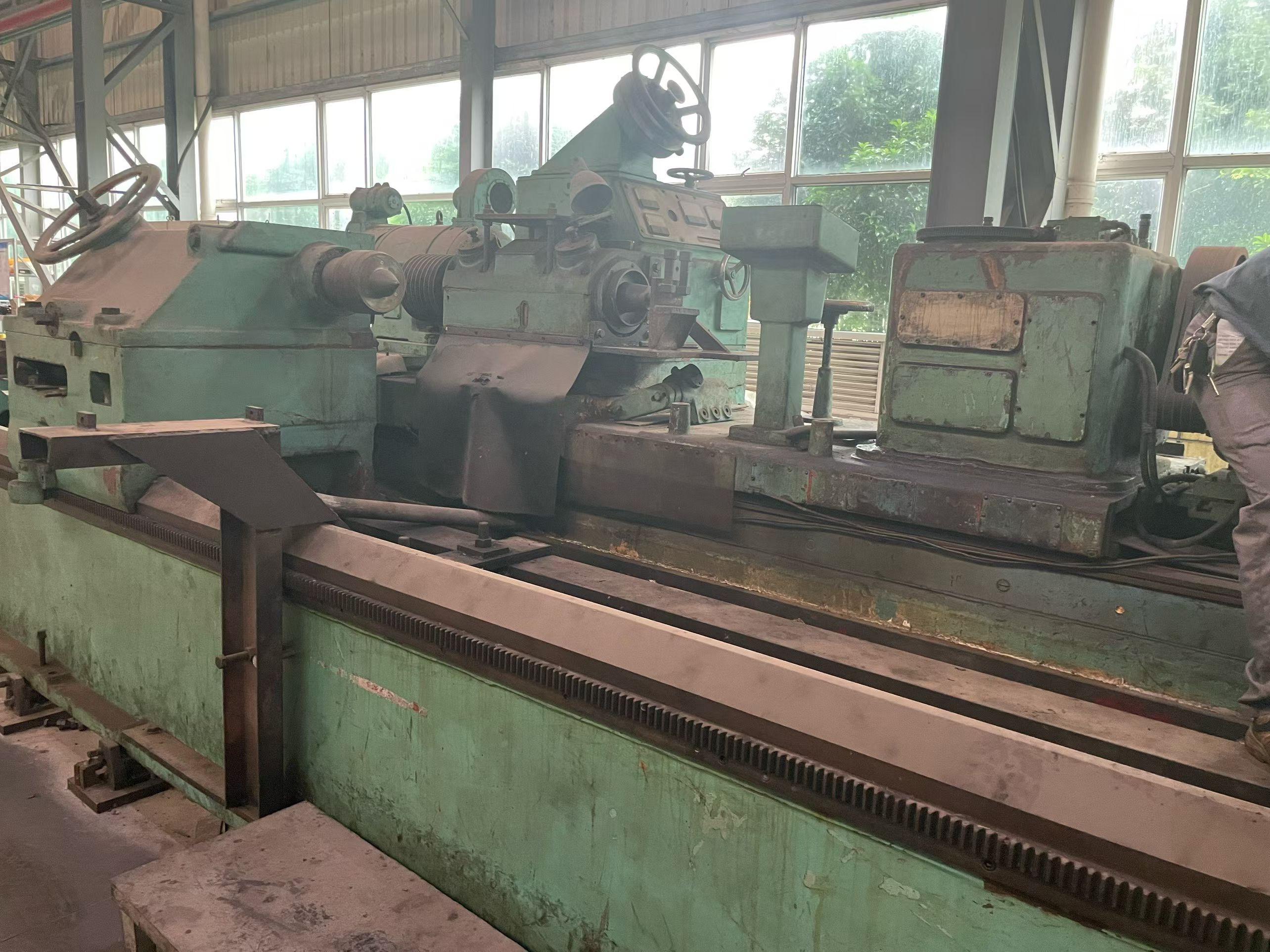 5米卧式滚齿机,新款5b373,导轨好,蜗轮好.险峰1