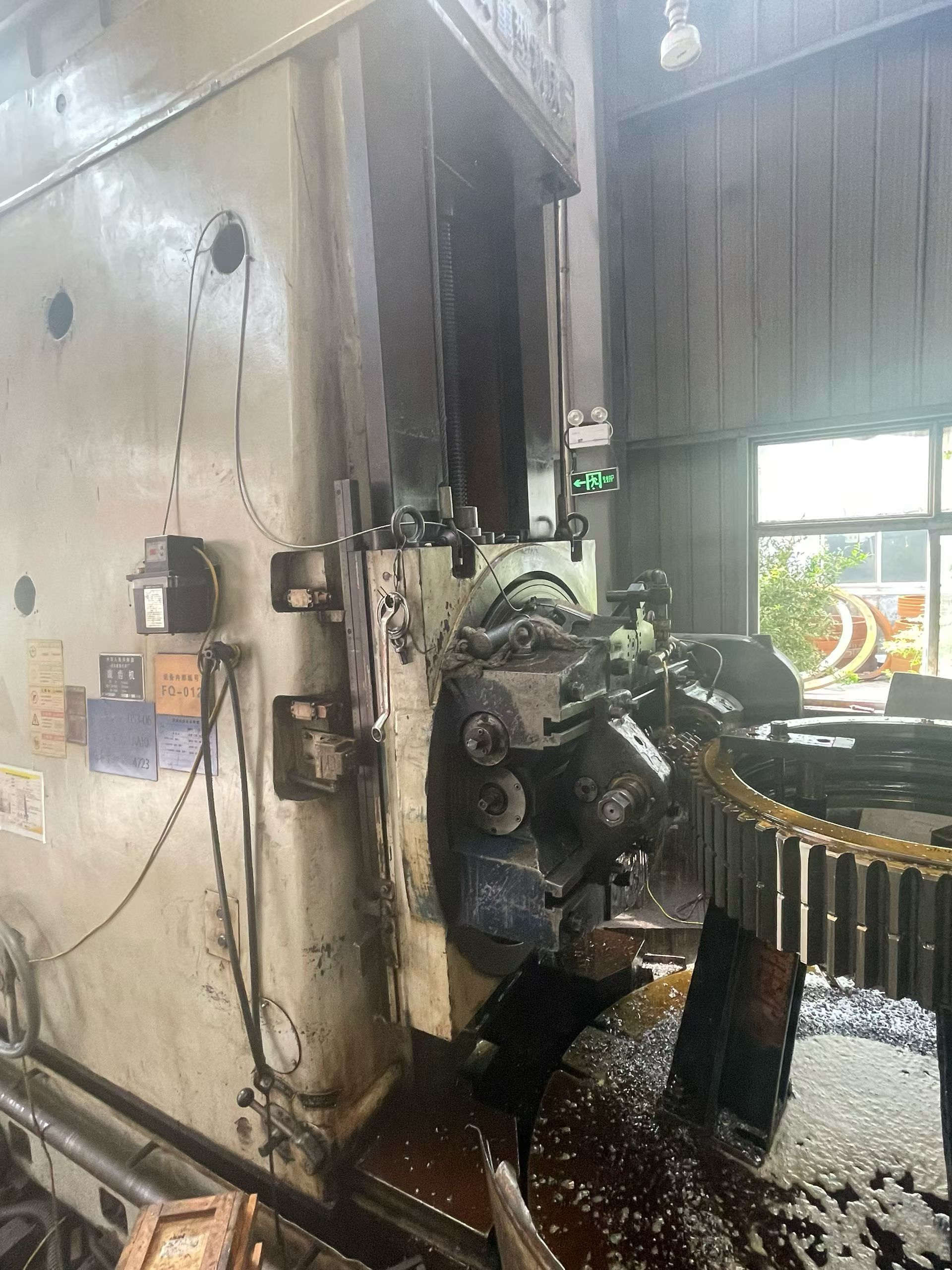 5米卧式滚齿机,新款5b373,导轨好,蜗轮好武重2米滚齿机,24