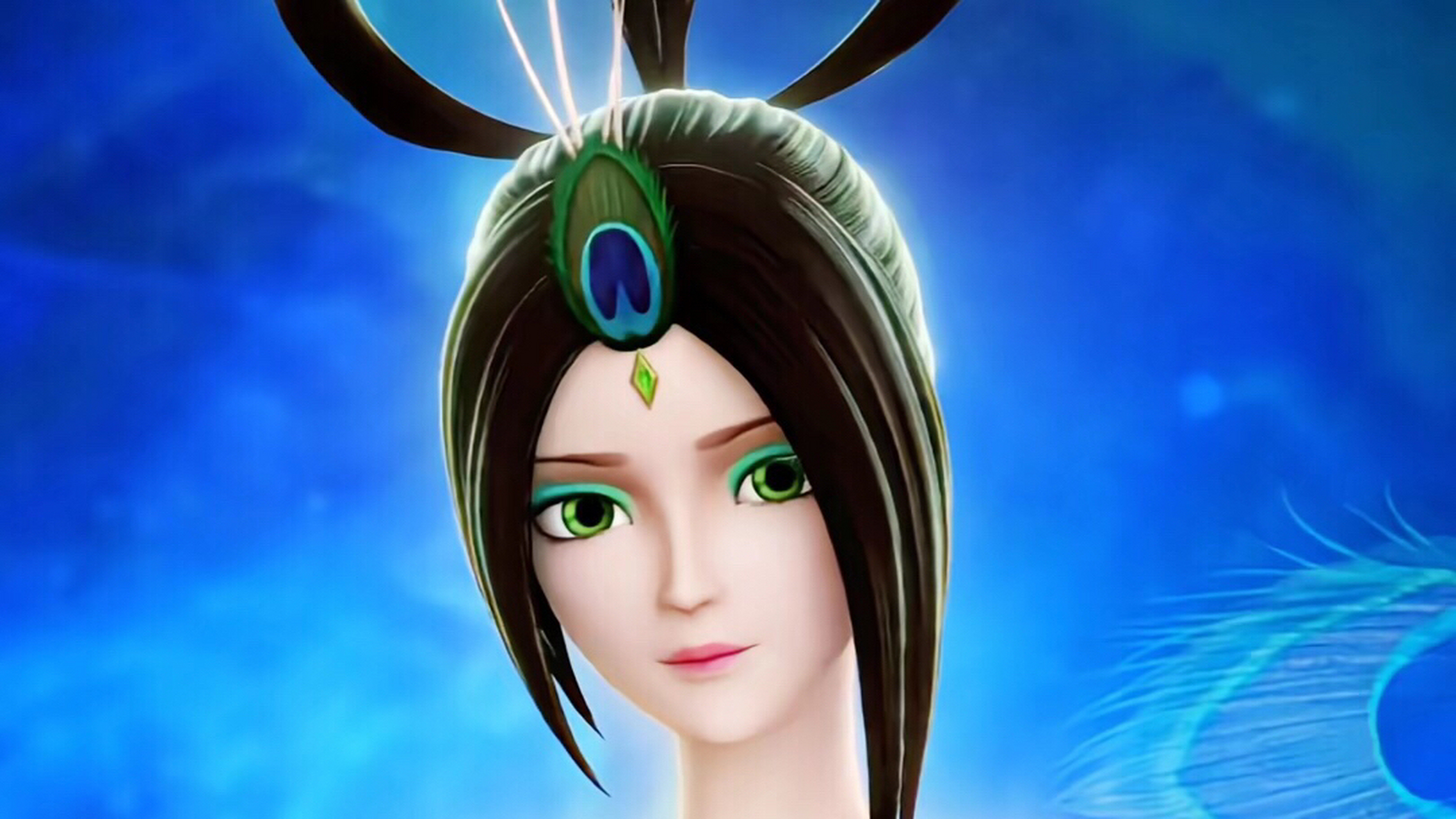 叶罗丽时尚蓝孔雀