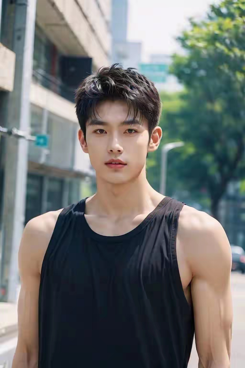 动态夏日征集令# ,帅哥猛男肌肉壁纸,我走在阳光里.身体健康