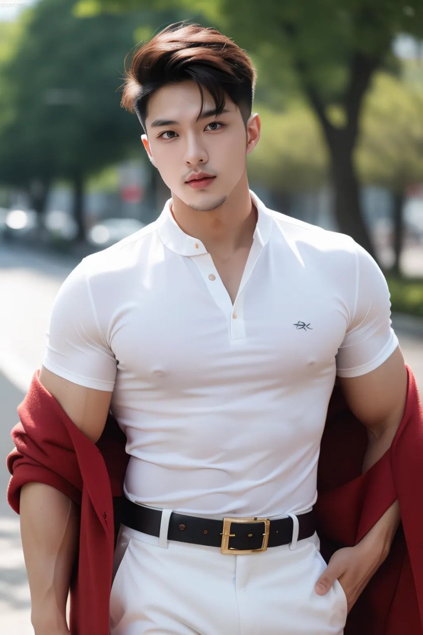 帅哥壁纸,夏日阳光明媚 ,肌肉猛男帅哥出来了,很猛