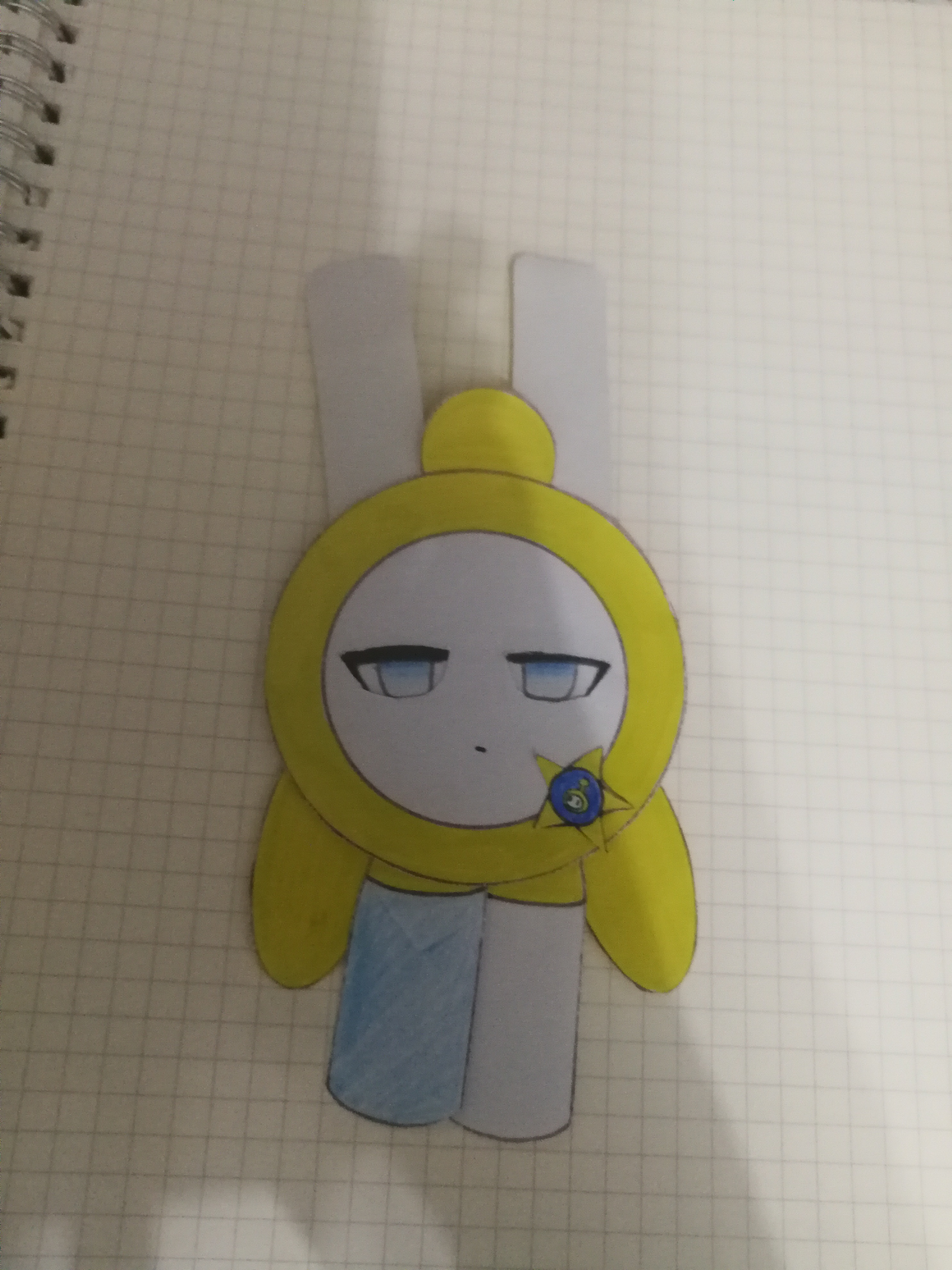 没什么好说的,就是给你们展示一下我做的纸片人,连素材都是我画的哟