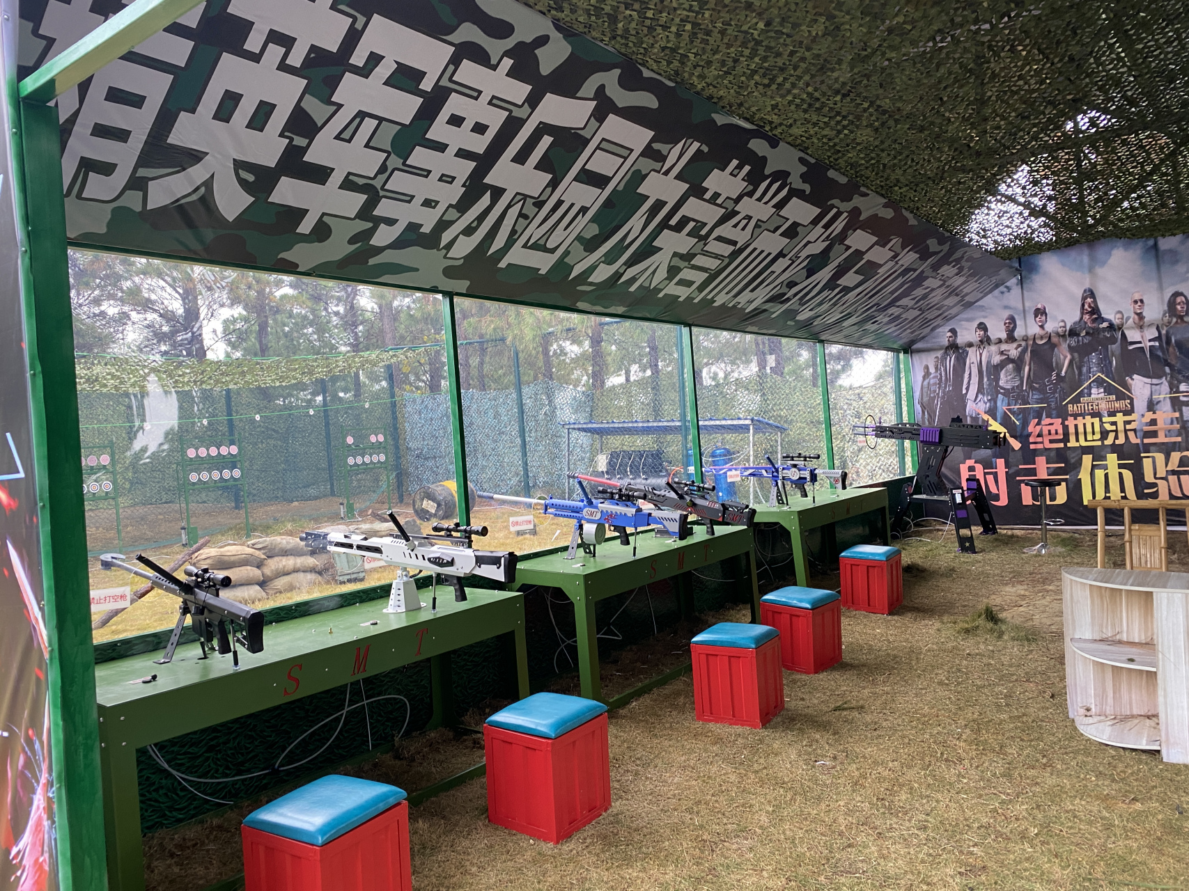 玩游乐射击气炮枪#气炮枪# 需要注意哪些安全知识?