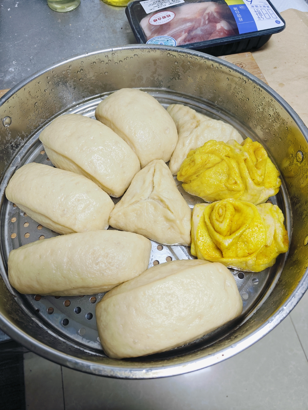 一个人怎么吃# 第一次用姜黄粉做的.