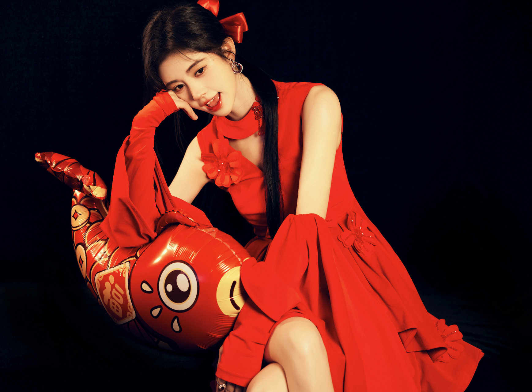 鞠婧祎,真是一道美丽的风景线.