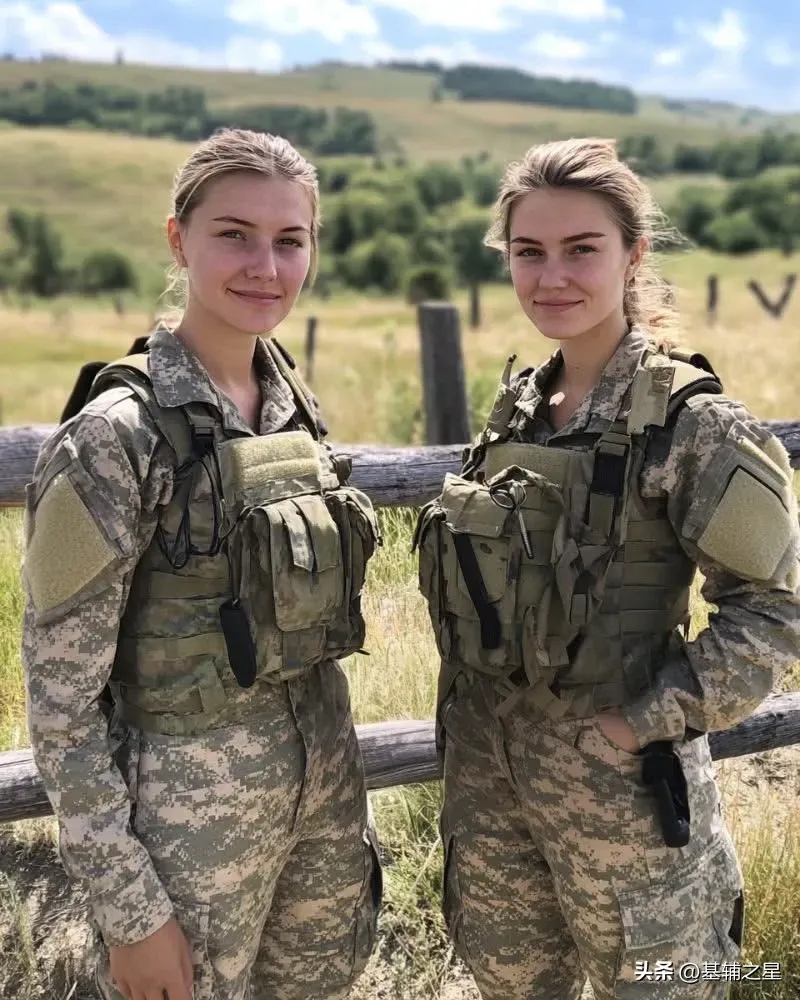 乌克兰女兵风采