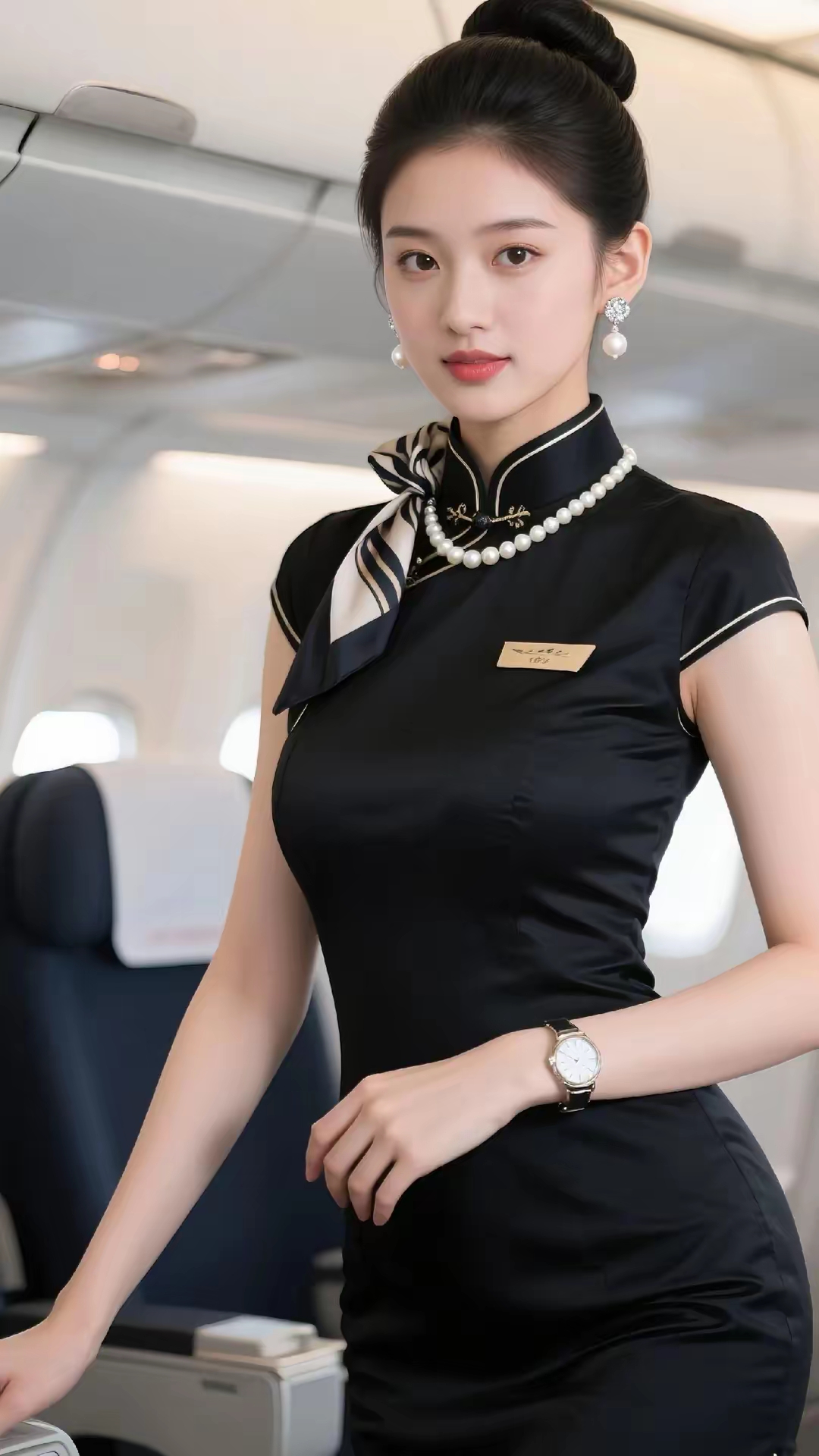 旗袍空姐,东方神韵