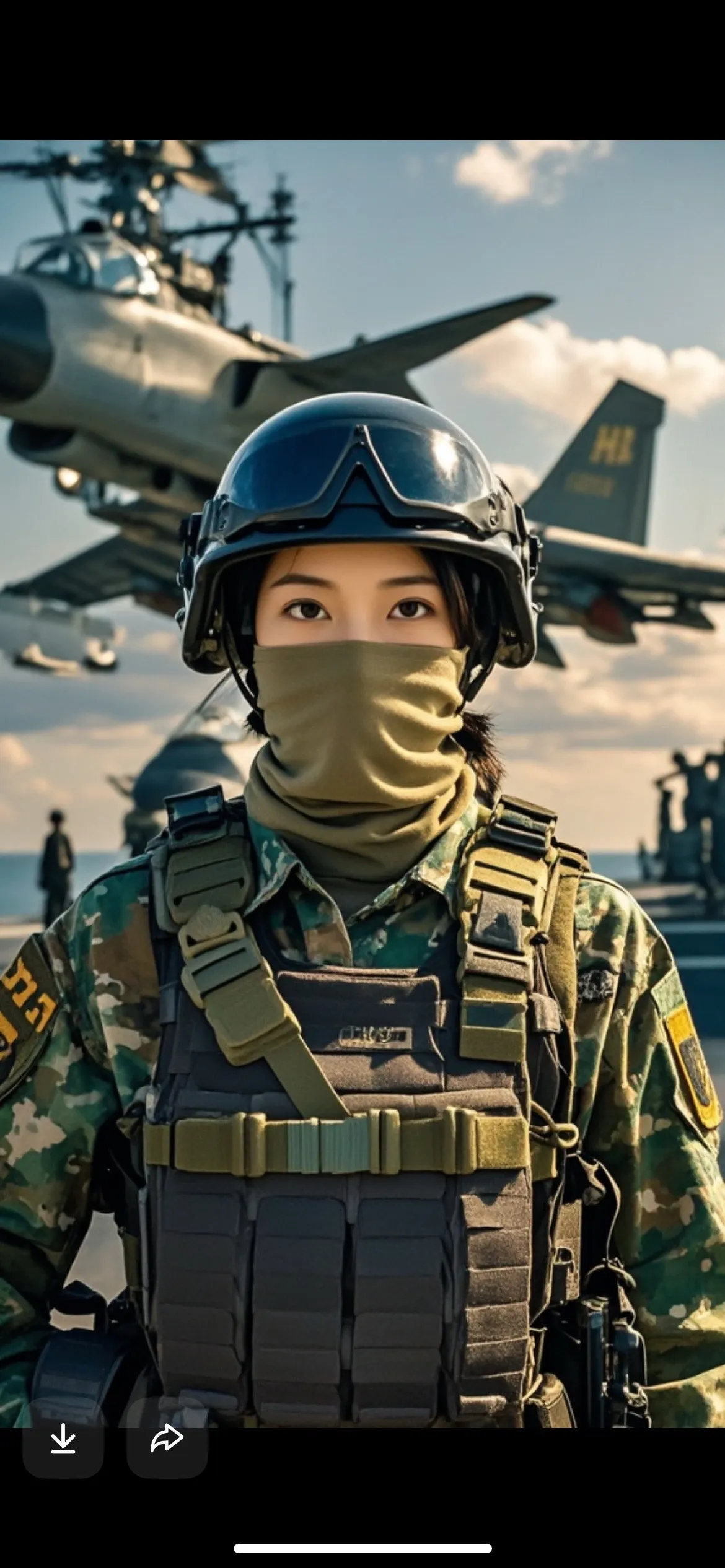 特种兵女兵女子图片