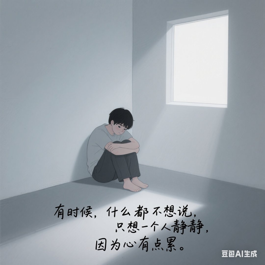 有时候,什么都不想说,只想一个人静静,因为心有点累
