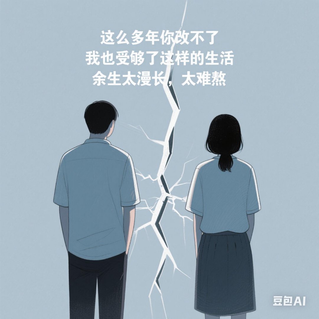 我动了离婚的念头,原因很简单,不是因为你没钱,也不是因为我怕吃苦