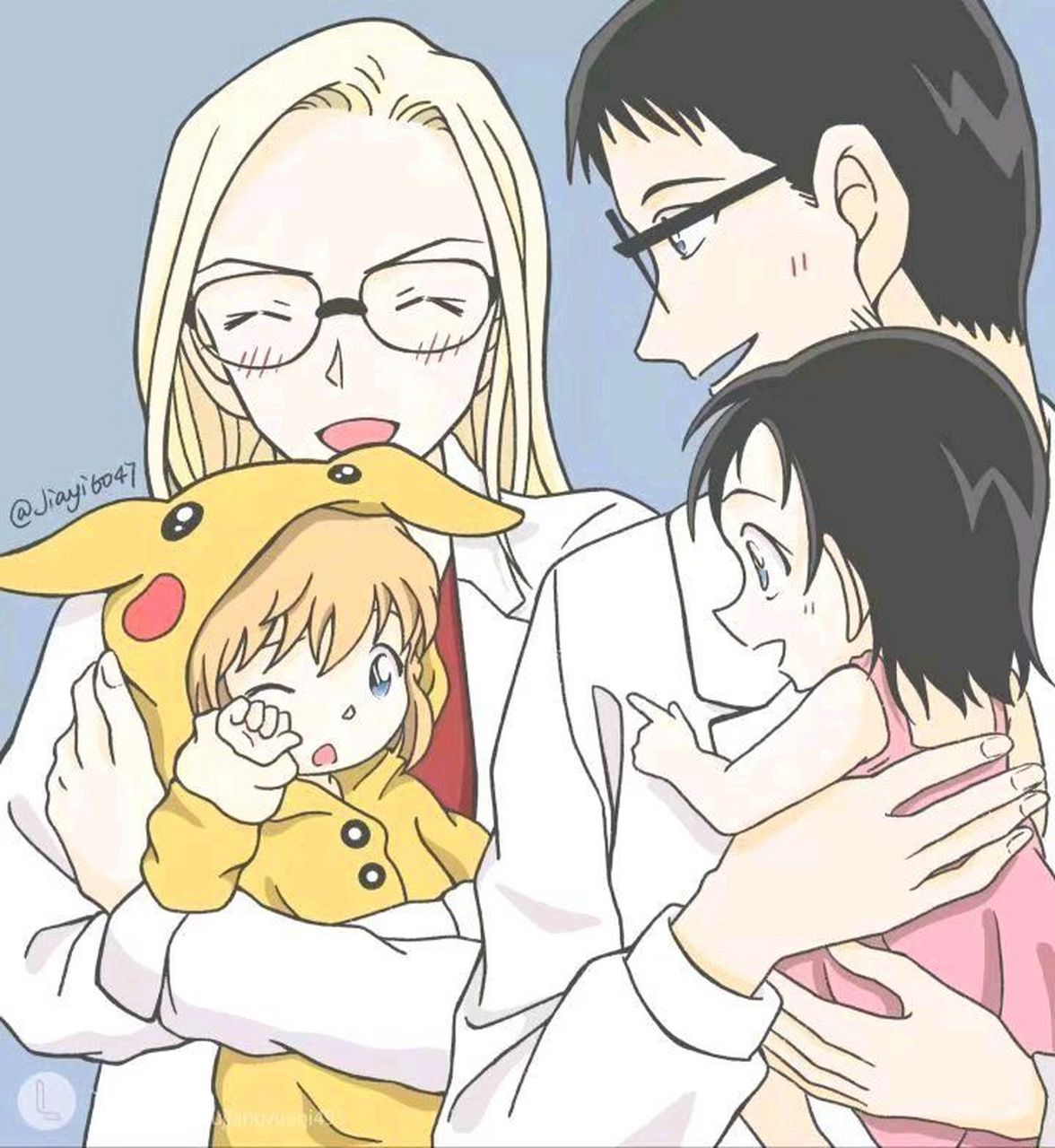 名侦探柯南# 宫野一家,太有爱了[悲伤]