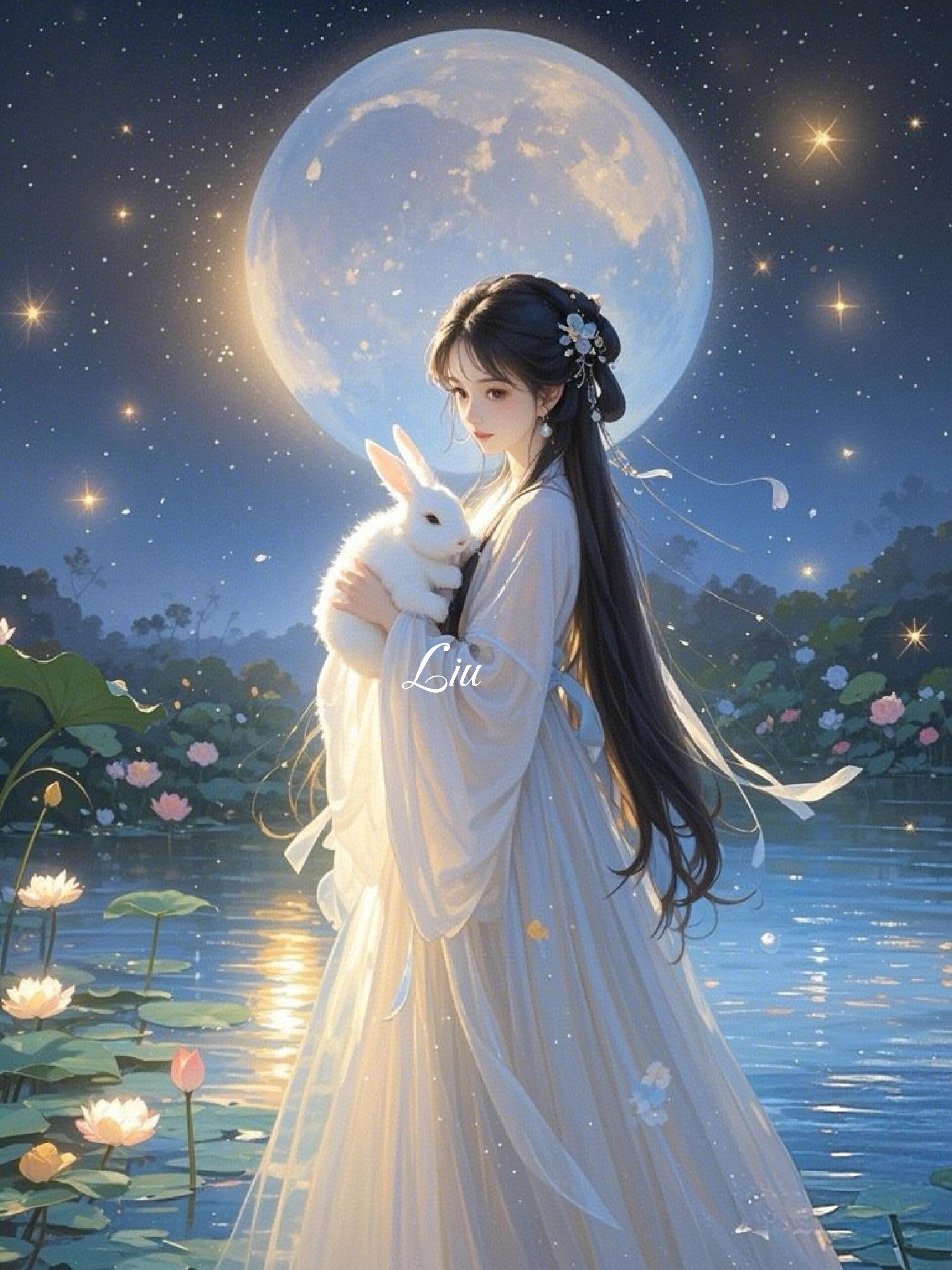 古风# #古风美女# #国潮# #唯美意境# #神话# #仙女# #嫦娥# #传