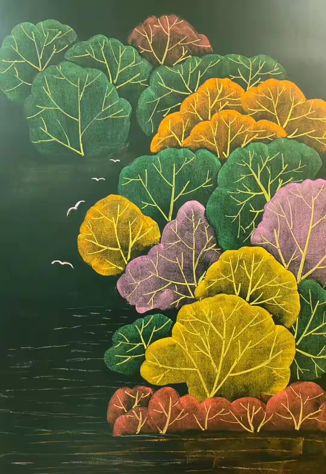 超有意境的粉笔画,如生活般五彩斑斓