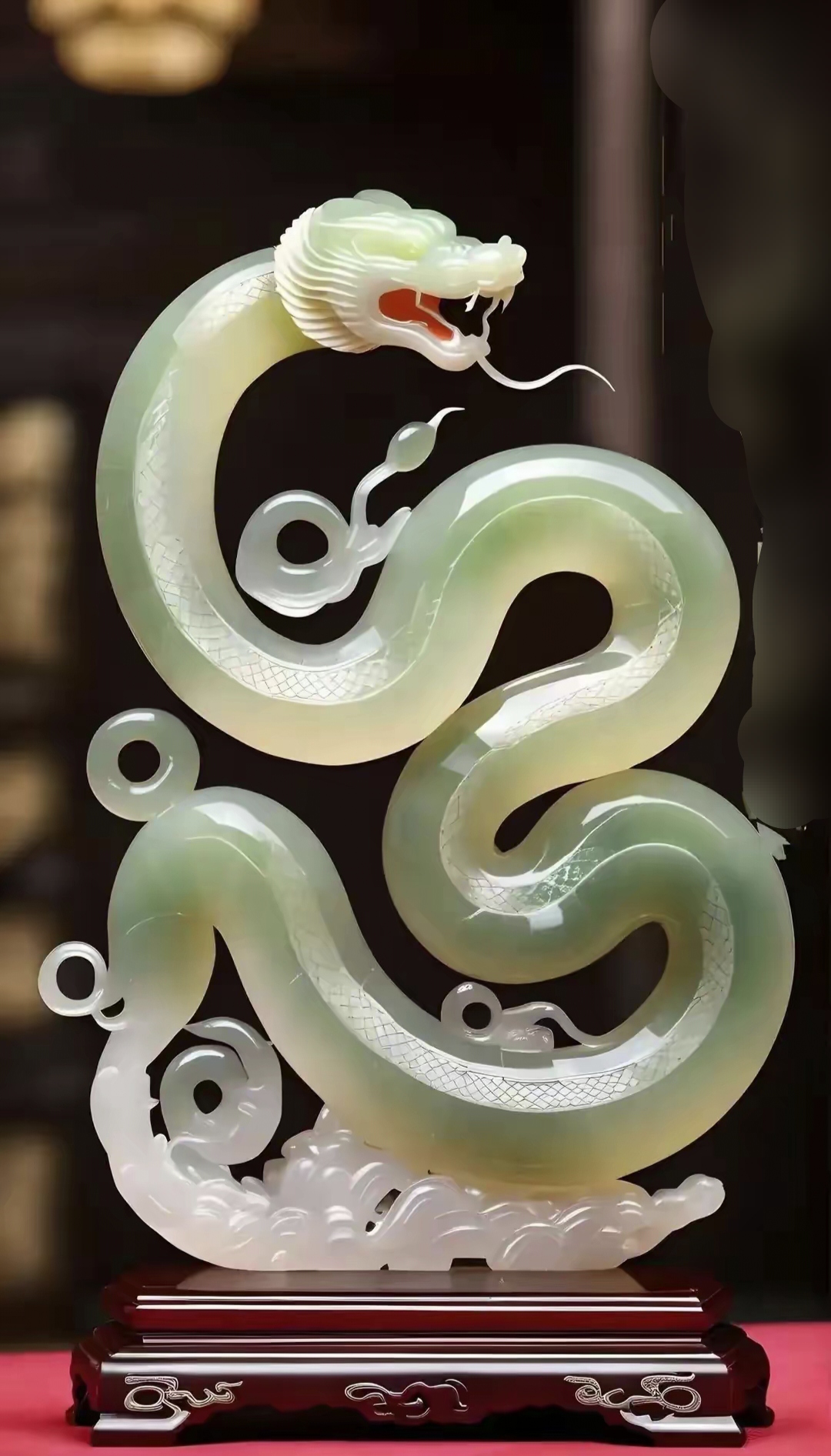 那家里放玉石摆件的呢? 玉石不愧是大自然最完美的产物.