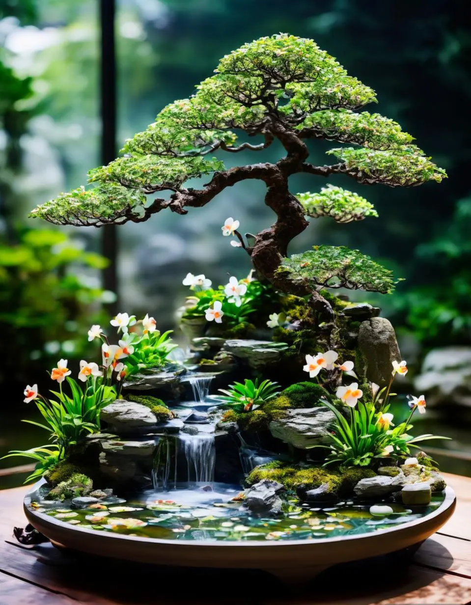 动态连更挑战# 水仙盆景 水仙盆景是一种精致的室内植物艺术,通过将