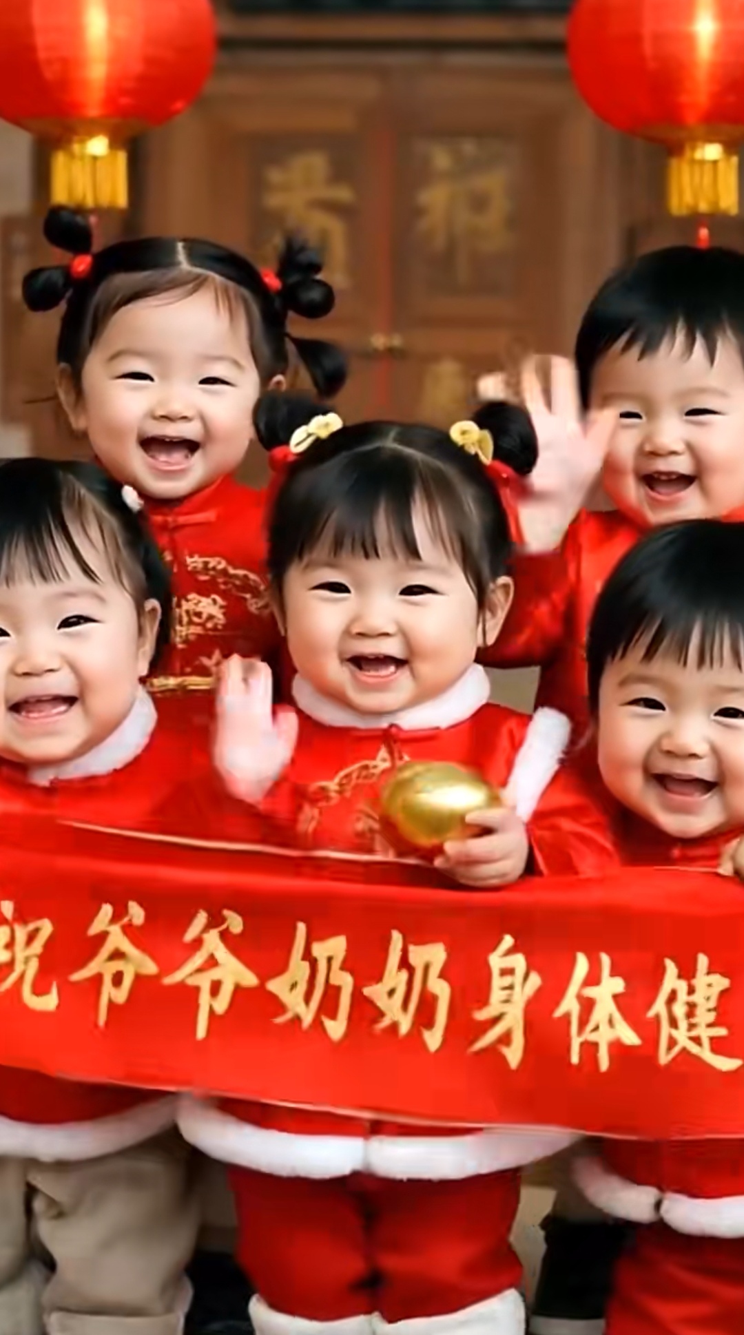 过年了小玲和爸爸去爷爷家