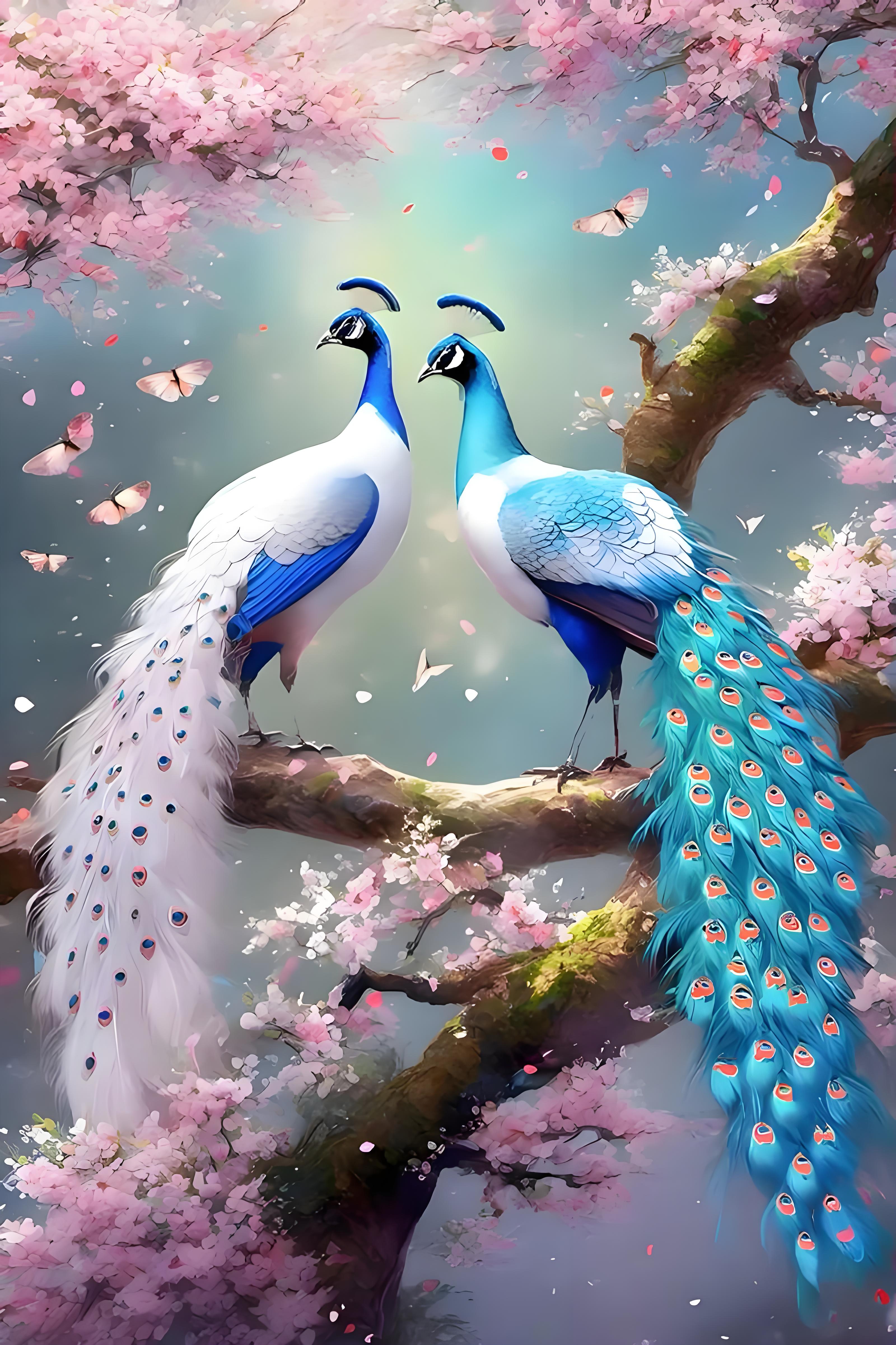 百家接力赛#寓言故事:孔雀与麻雀