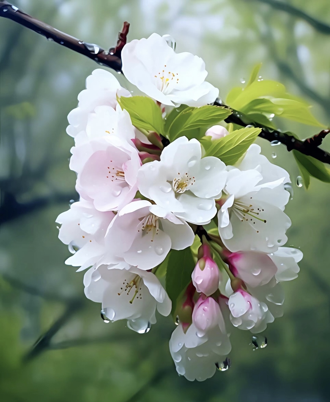 海棠花和苹果花的区别图片