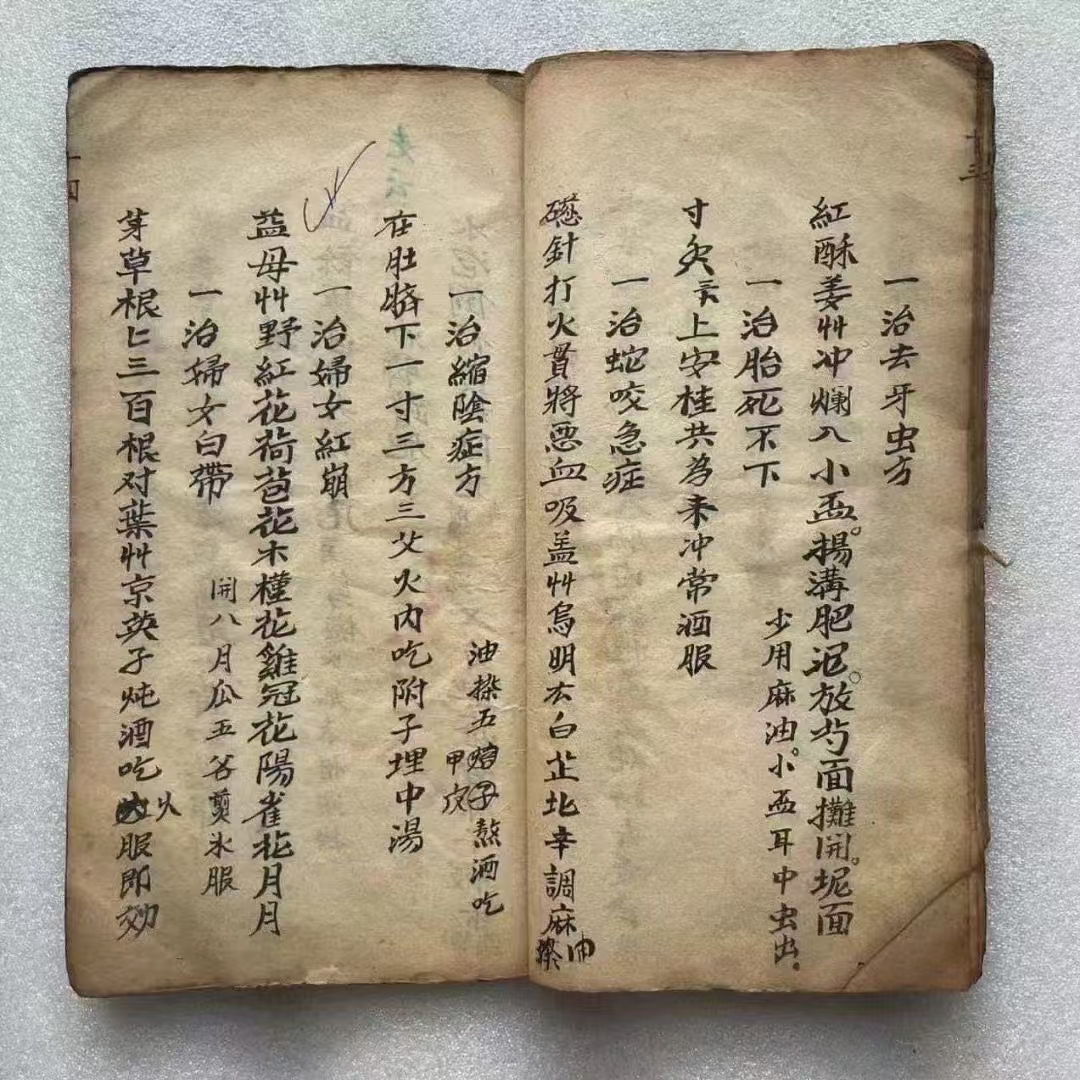 良方图片耳穴埋豆古方手写图片日本横滨中华武馆绘制的验方新编炼铅丹