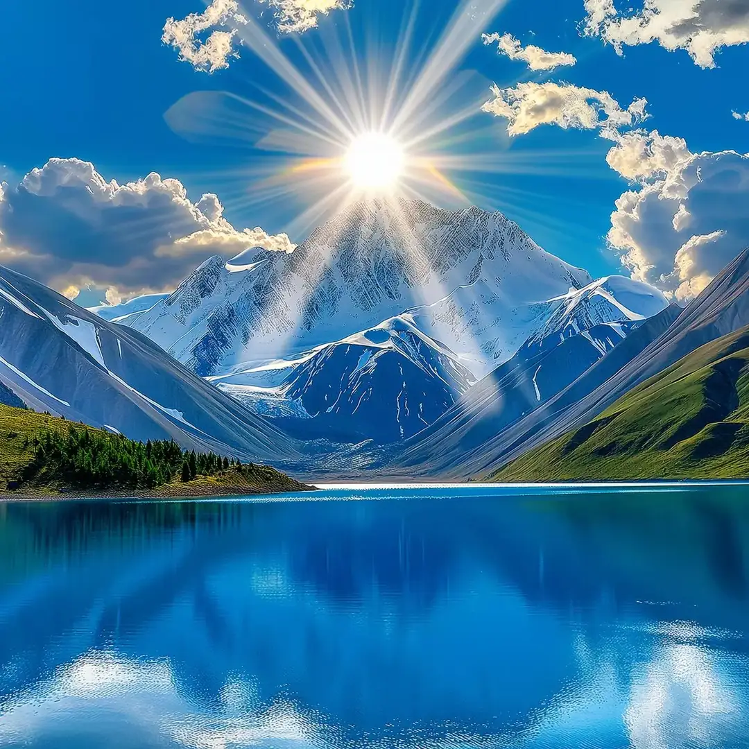 正能量头像:极目远眺,向阳而生,层峦叠嶂,努力向上!