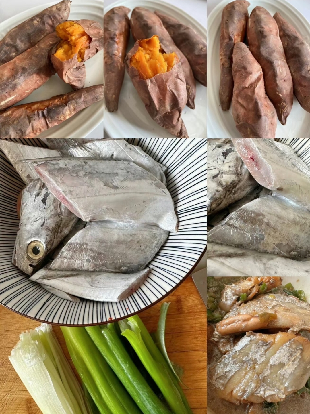 最近迷上了红薯配海鱼,有人说海鱼腥,那是他不会做!