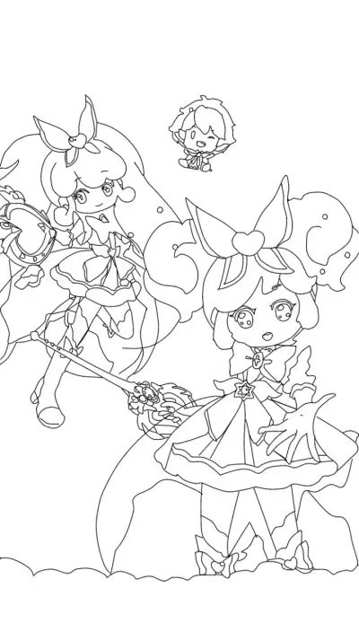 小花仙来了这些是大佬画的.因为画不出来