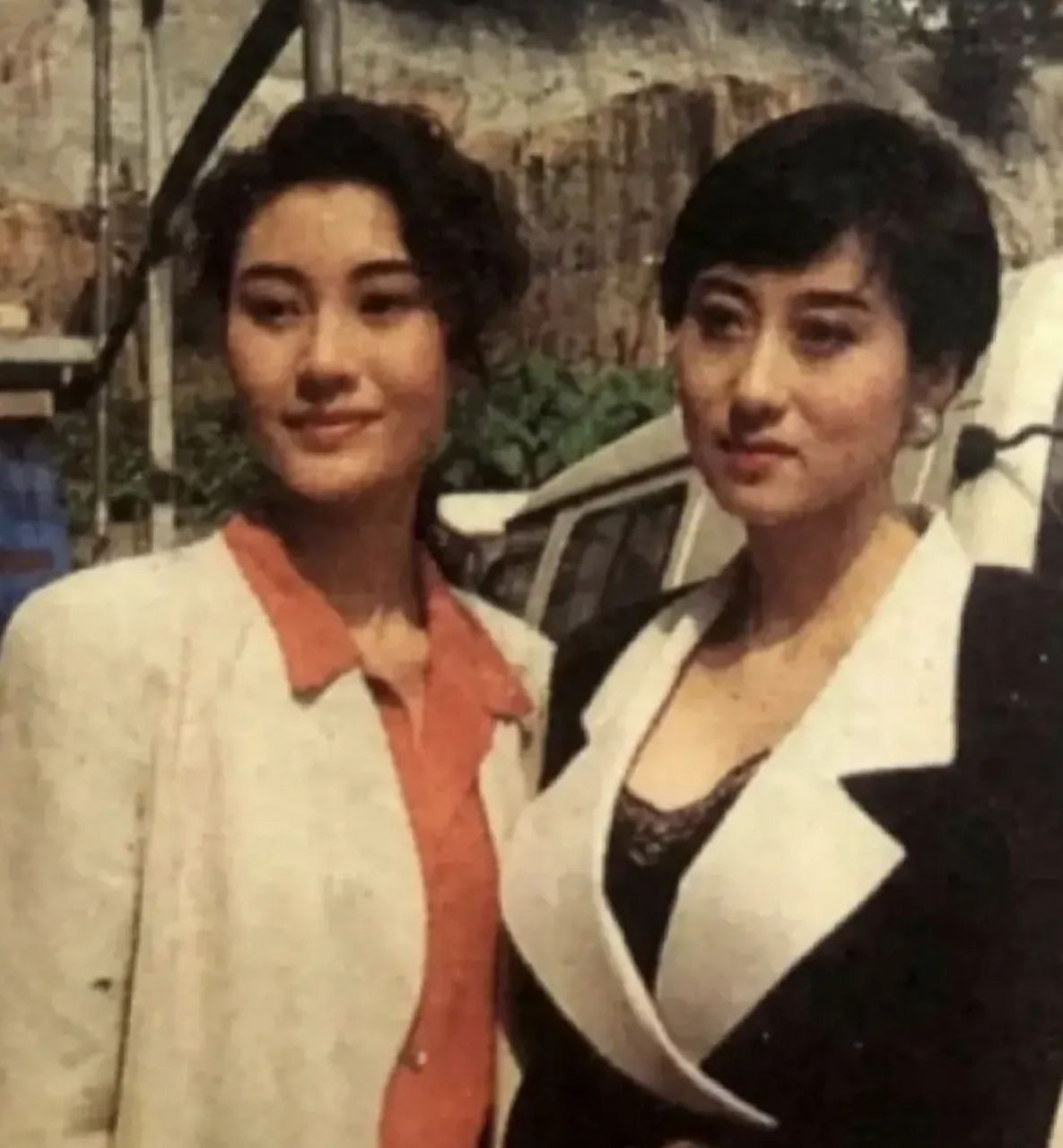 李嘉欣和利智罕见合影照,两个人都是大美女,你觉得谁更漂亮?