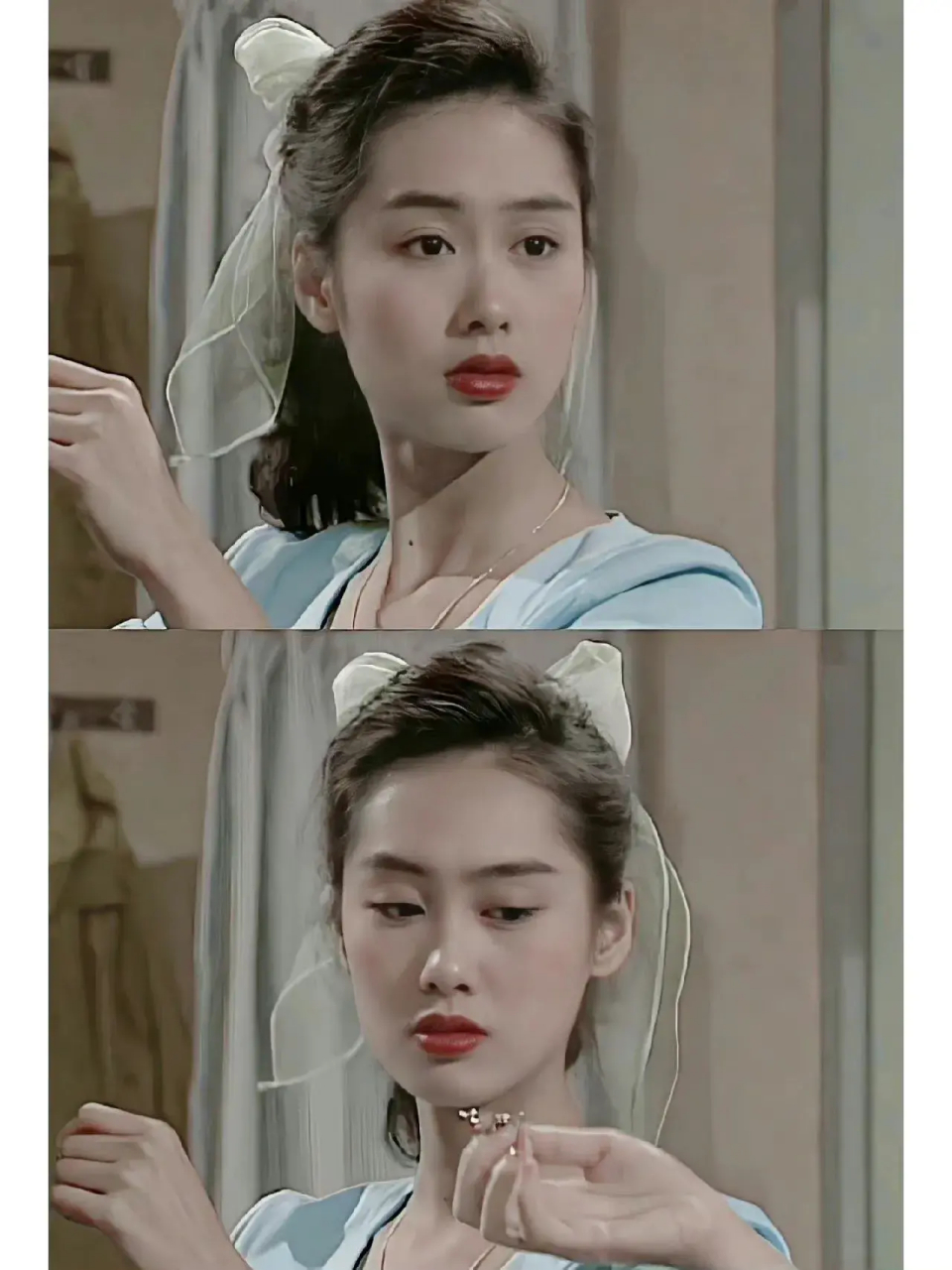 朱茵年轻时候的美貌,说是香港第一美,应该没人反驳吧!