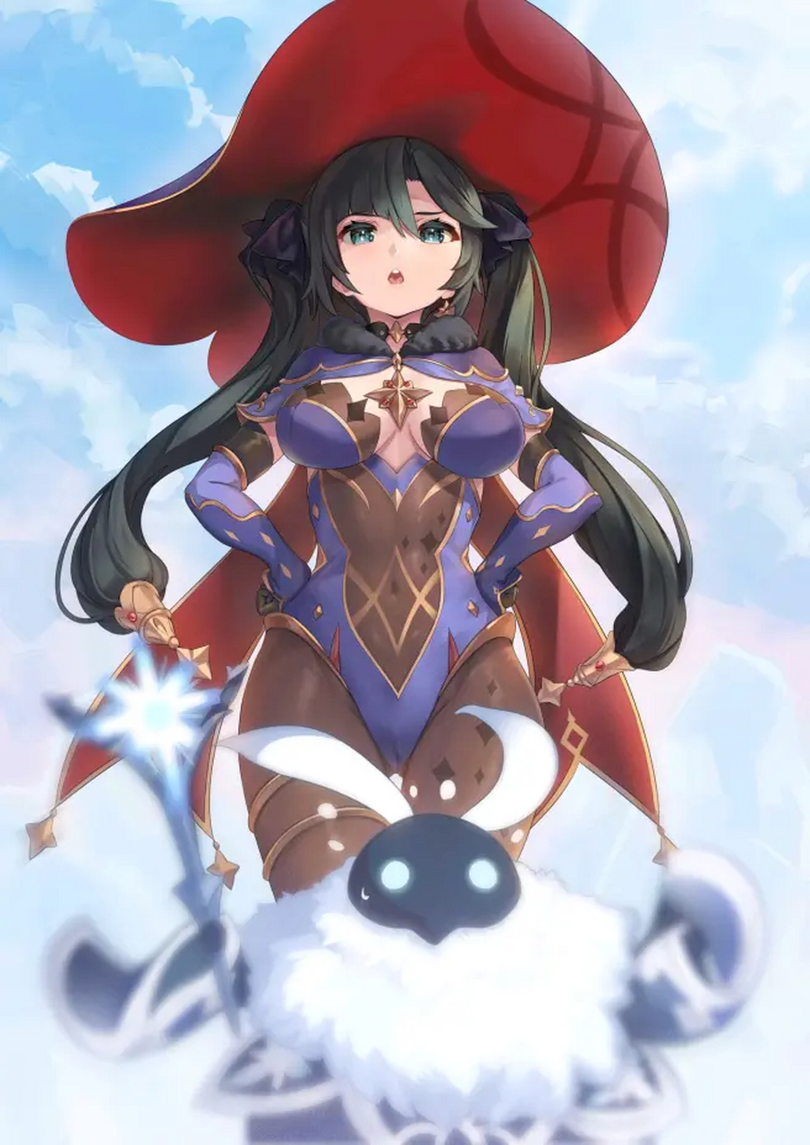 莫娜不开心#二次元美图# #原神#