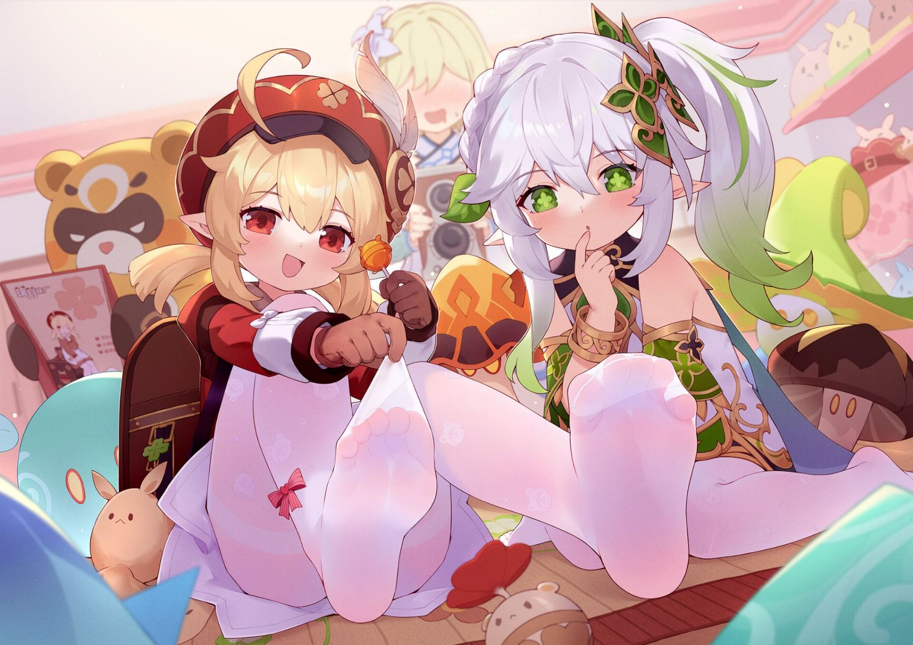 可莉钓鱼——愿者上钩#二次元美图# #原神