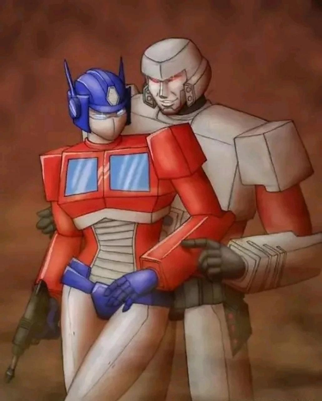 霸天虎x擎天柱#趣图搞笑# #恶搞