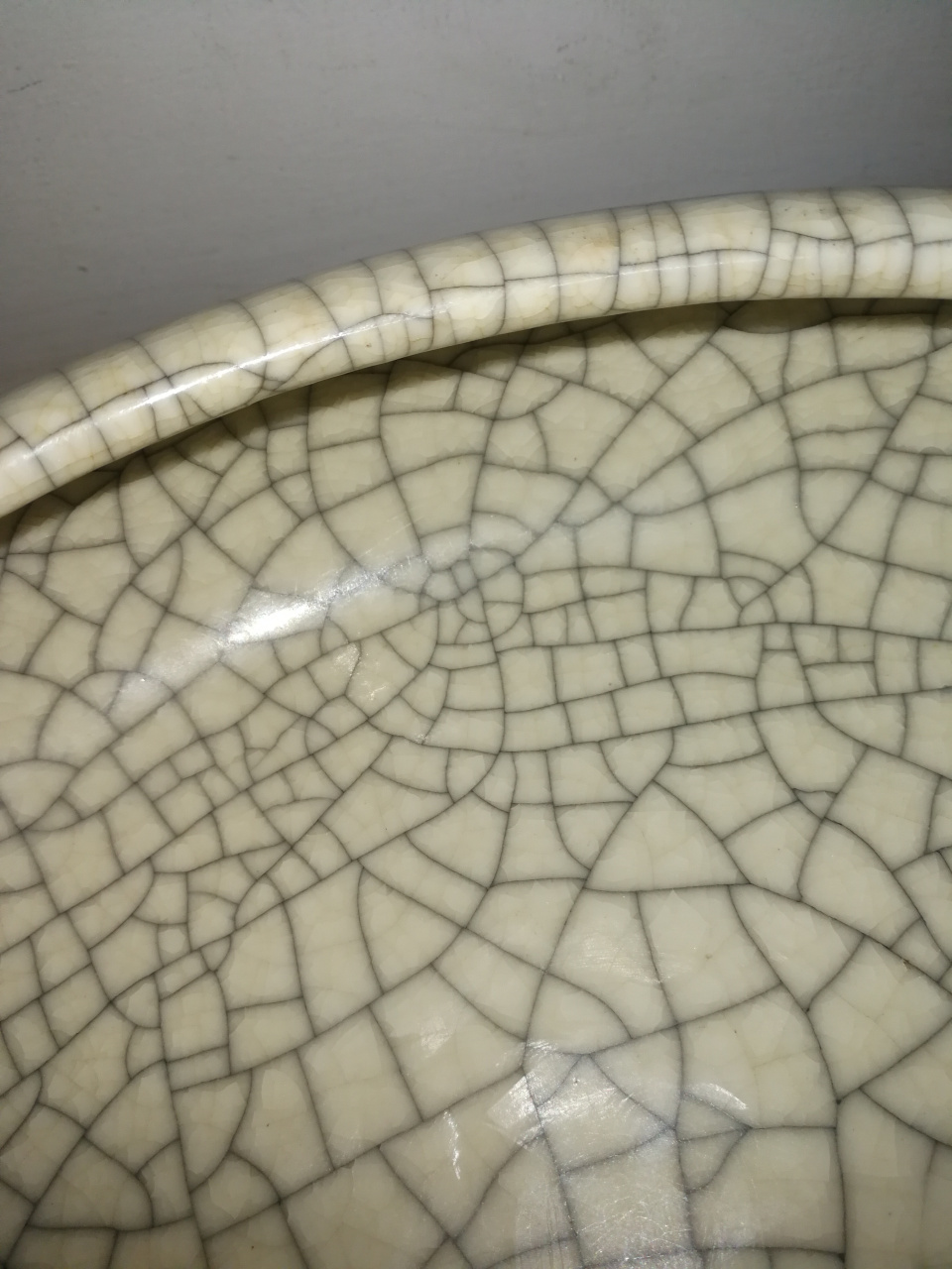 宋代哥窑大笔洗,品相好