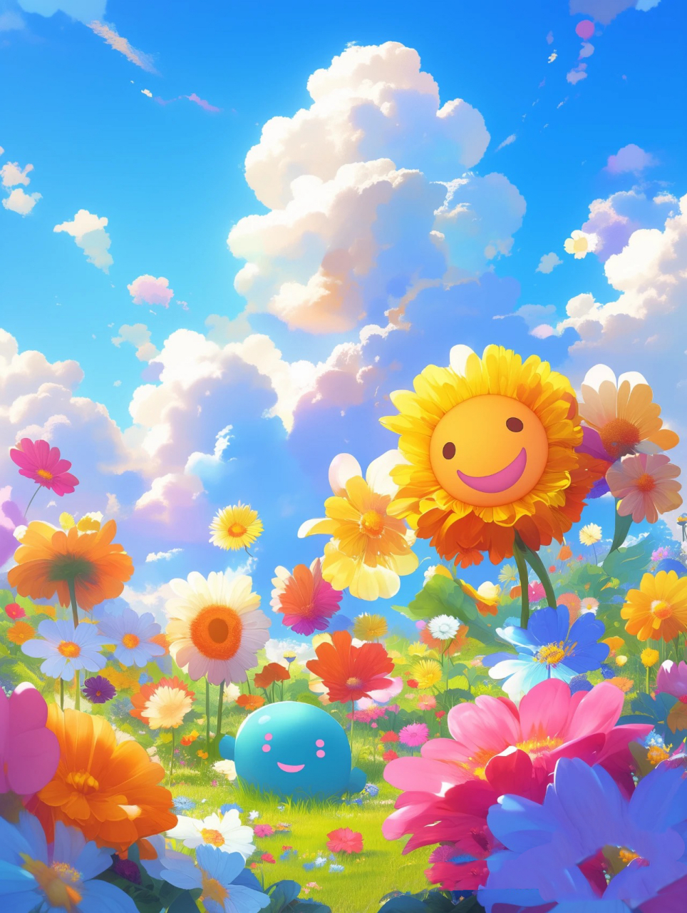 "花朵微笑,世界都变甜了