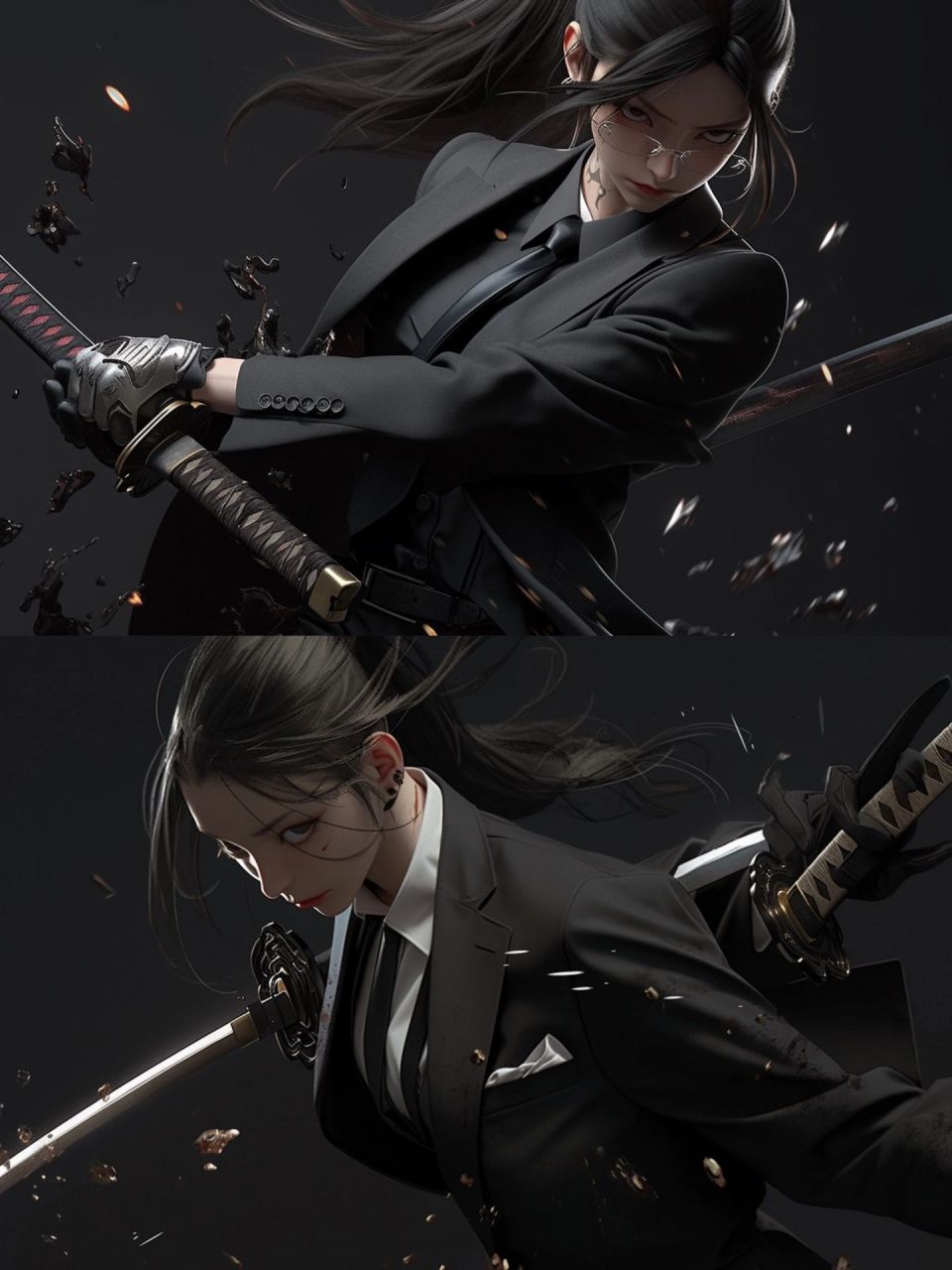 西装暴徒#养眼美女