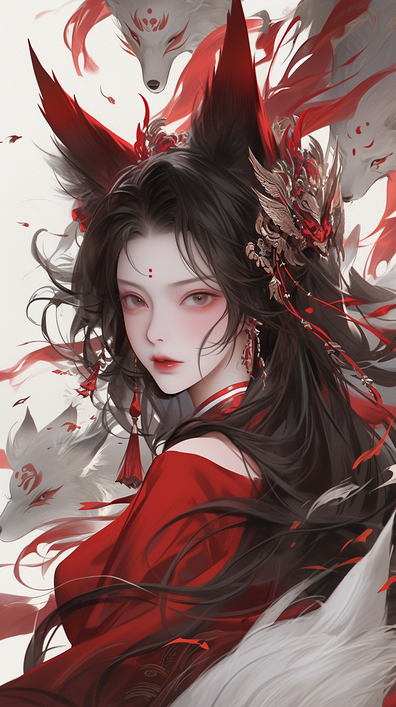 来了,可如果你会来,那春天不值一提#动态连更挑战# #壁纸# #狐狸少女