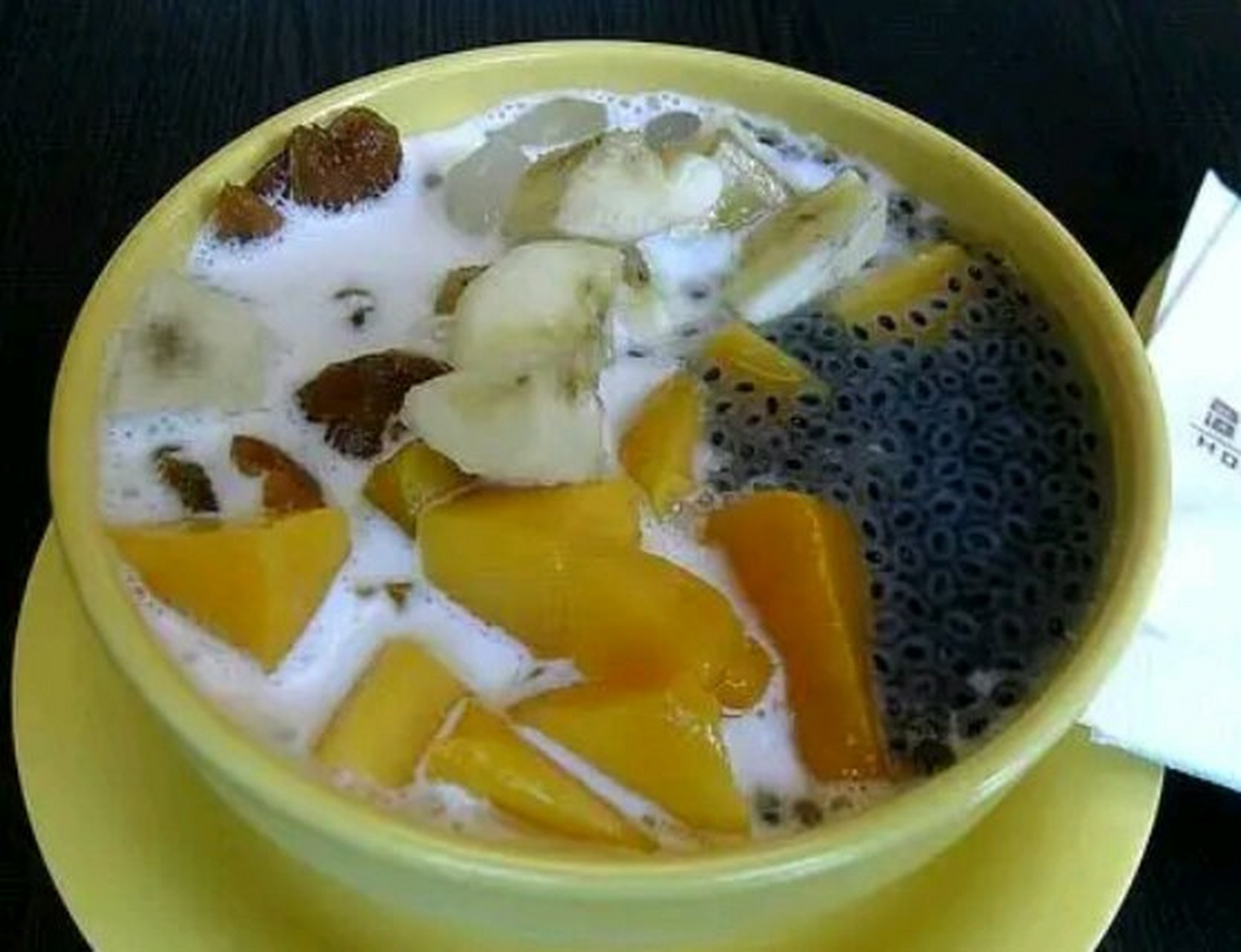 白雪黑珍珠 结果,云呢拿好香~~~ 芒果很甜