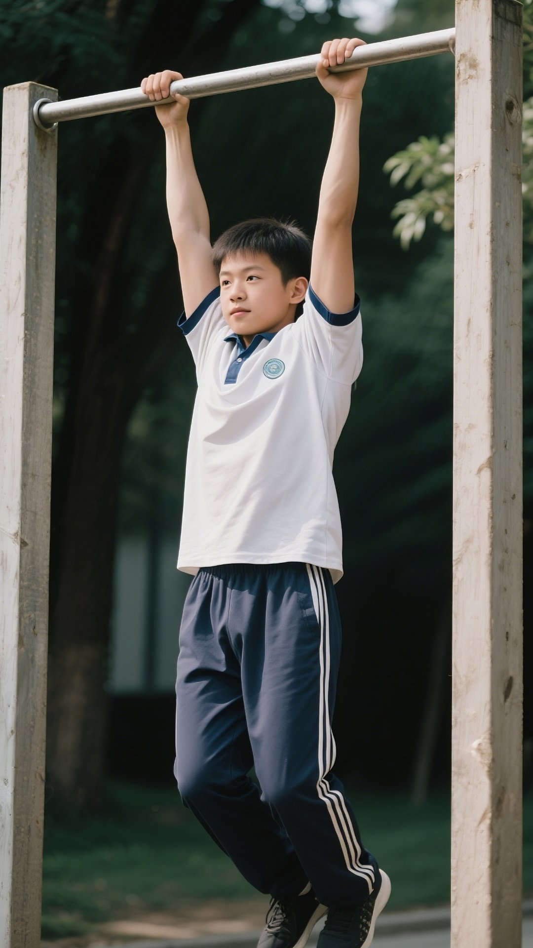 引体向上学生 引体向上初中男生引体向上中学生做引体向上