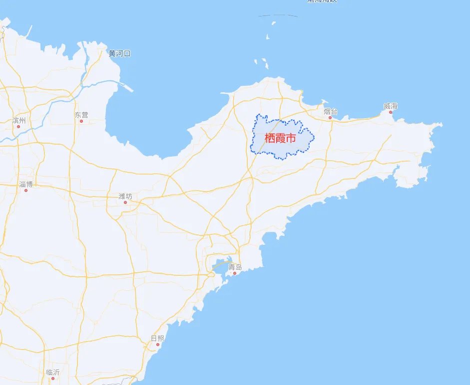 四周每个县都临海,看着太遗憾了[捂脸]栖霞属于烟台市,是胶东半岛中间
