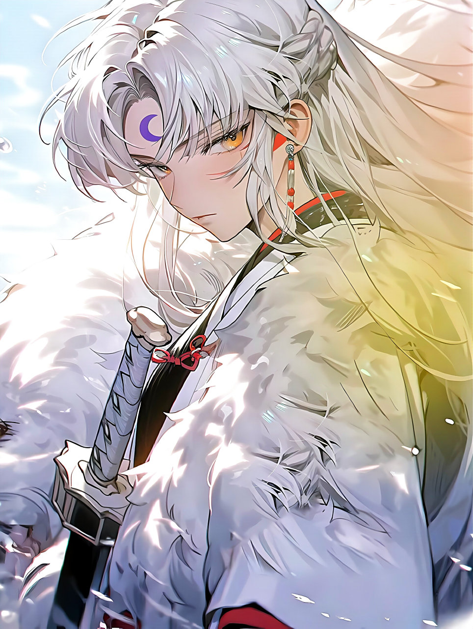 以前就觉得杀生丸最帅了 感觉就是外冷内热的男神#二次元美图秀